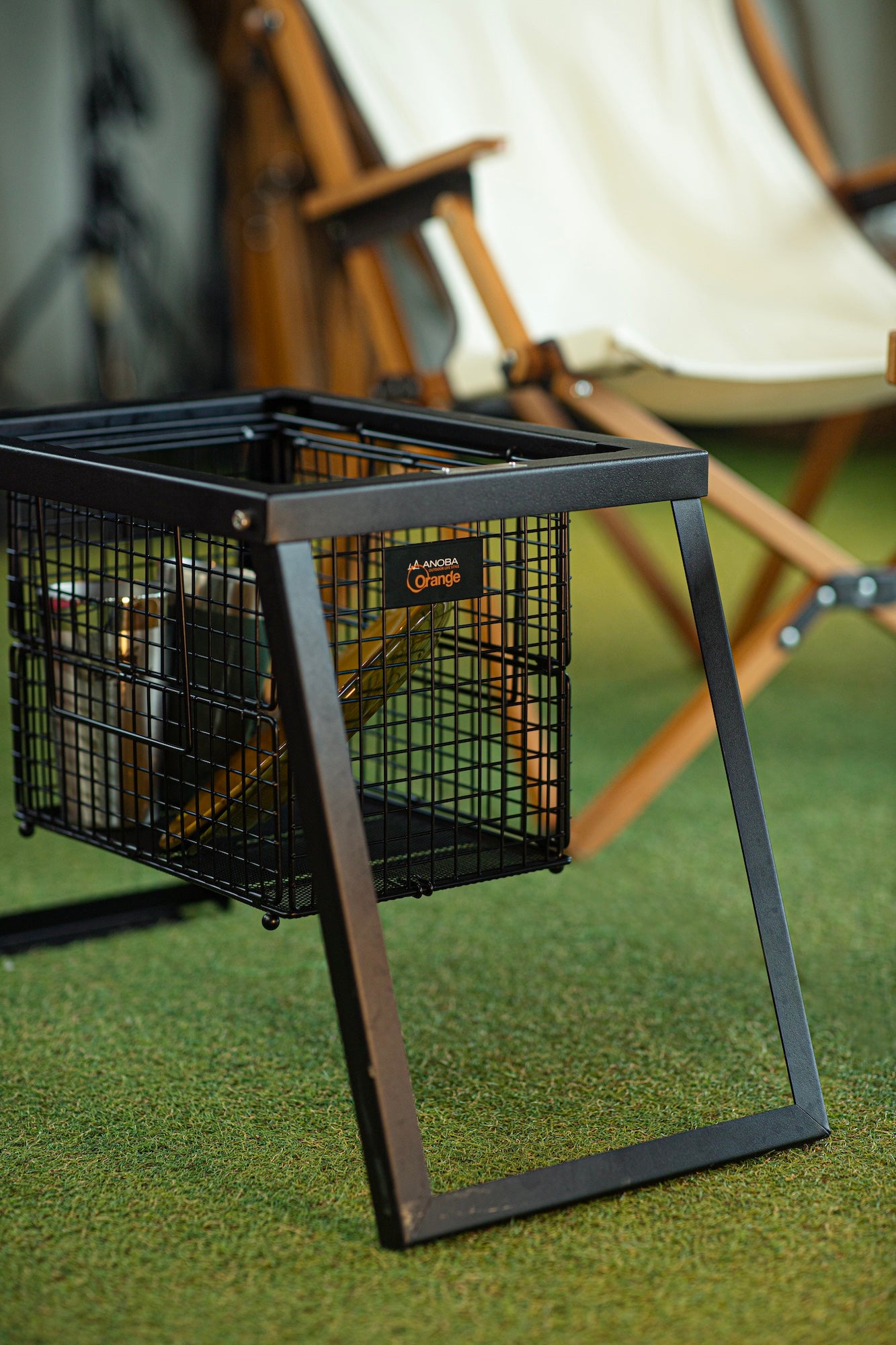 フォールディングワイヤーバスケット M ANOBA x Orange Limited