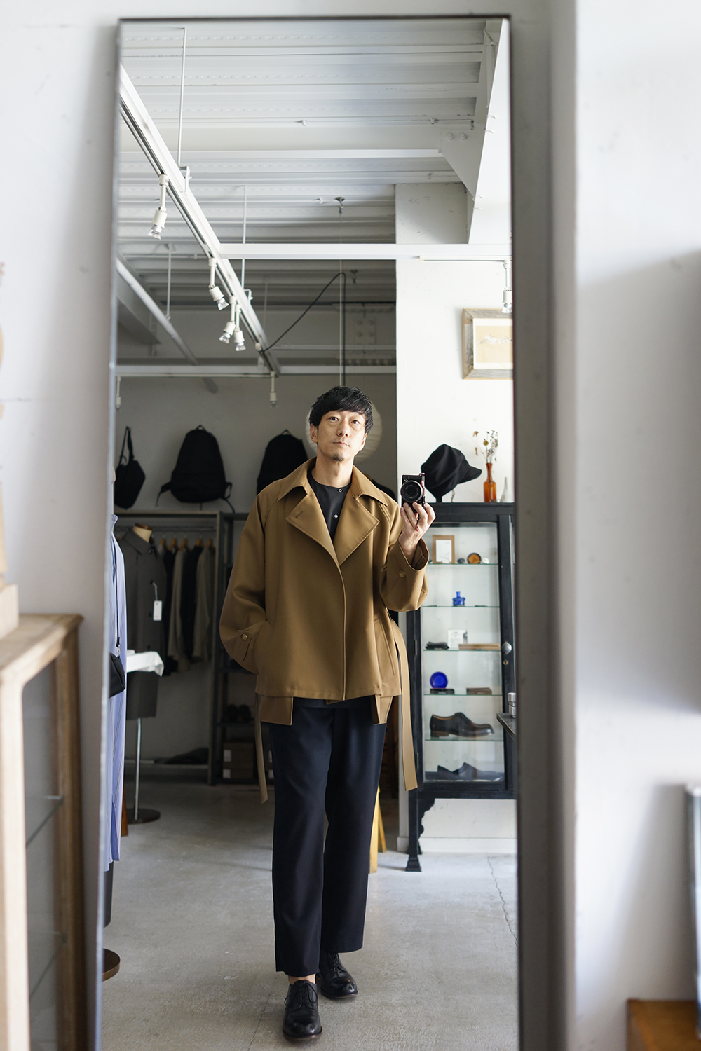 Blanc YM」Short trench coat | ANOTHER LOUNGE