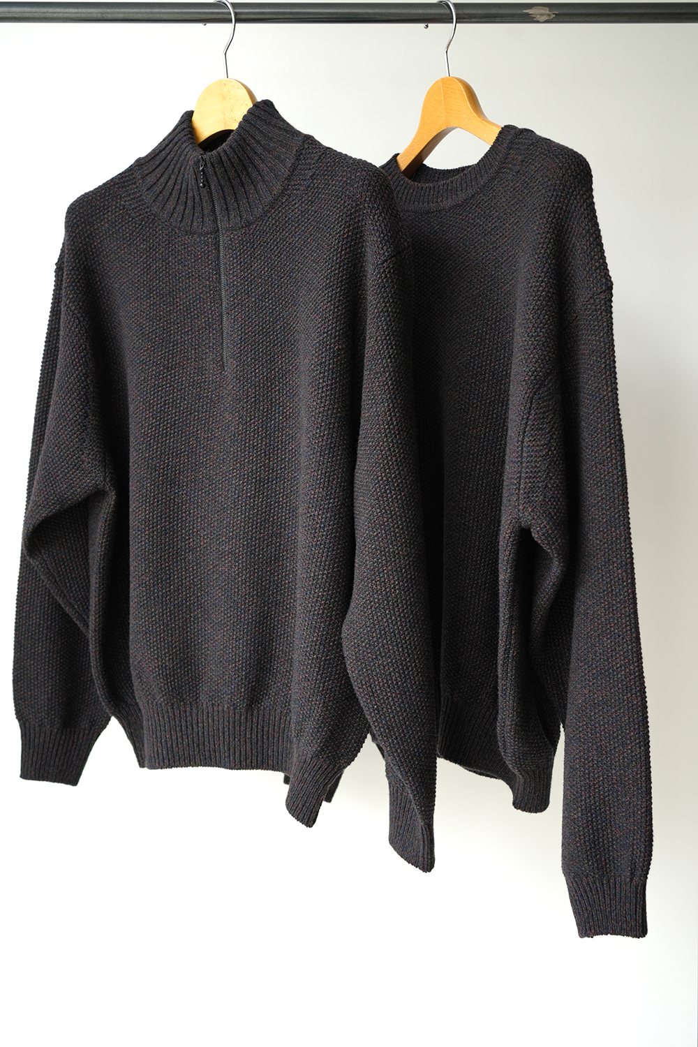 crepuscule」Wool Kanoko Zip P/O ＆ P/O | ANOTHER LOUNGE