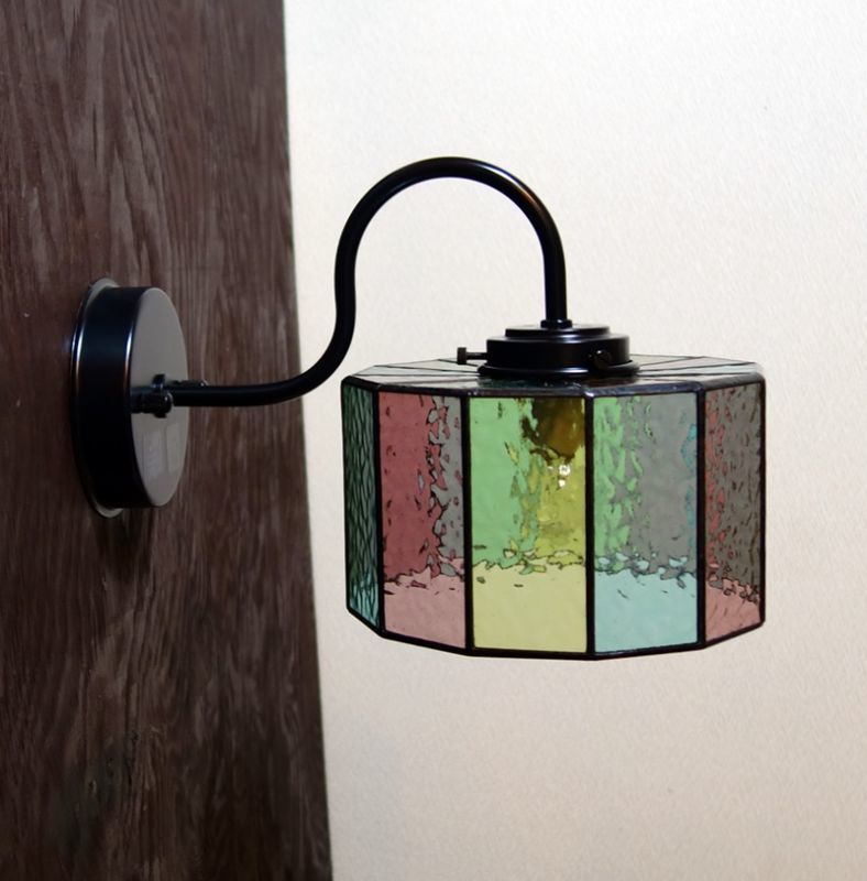 ステンドグラス アジサイ ブラケットライト アトリエ Ansan