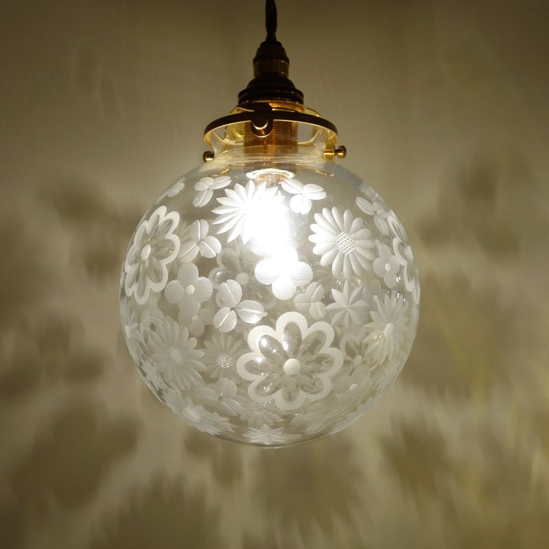 限定品 全花切子138ペンダントライト 藤本幸治 アトリエ Ansan