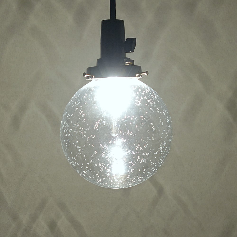 丸型ペンダントライト138泡クリア アトリエ Ansan