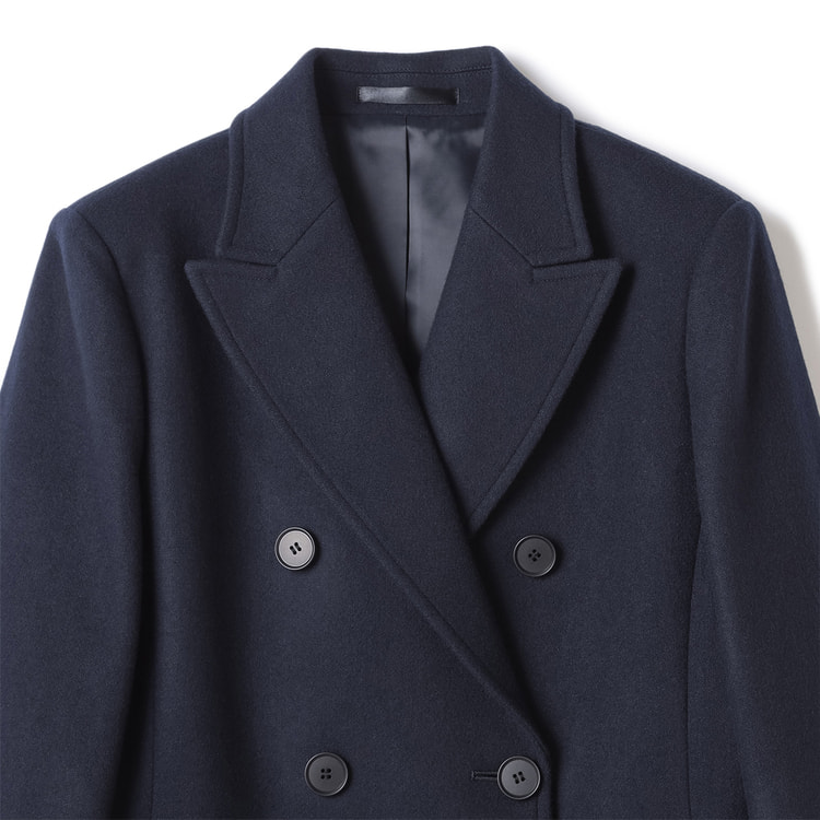 バーバリーブリッド ピーコート ノバチェック ネイビー Lサイズ 三陽