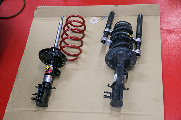 足回りにこだわる全てのクルマ好きを虜にする、ABARTH PUNTO KONI KIT