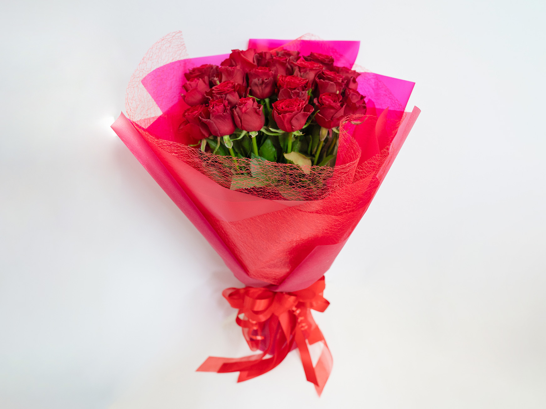 プレミアムローズ 24本 大輪薔薇 赤 商品詳細│中洲花屋 ABCフラワー