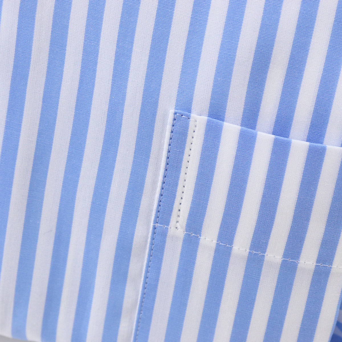 ドレスシャツ ワイシャツ ボタンダウン ブルー ロンドンストライプ