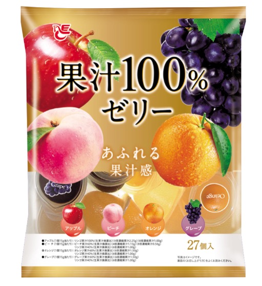 27個果汁100%ゼリー