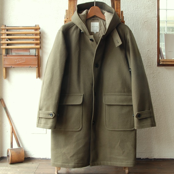 STILL BY HAND シンサレートを抱かせたメルトンフードコート（CO0463