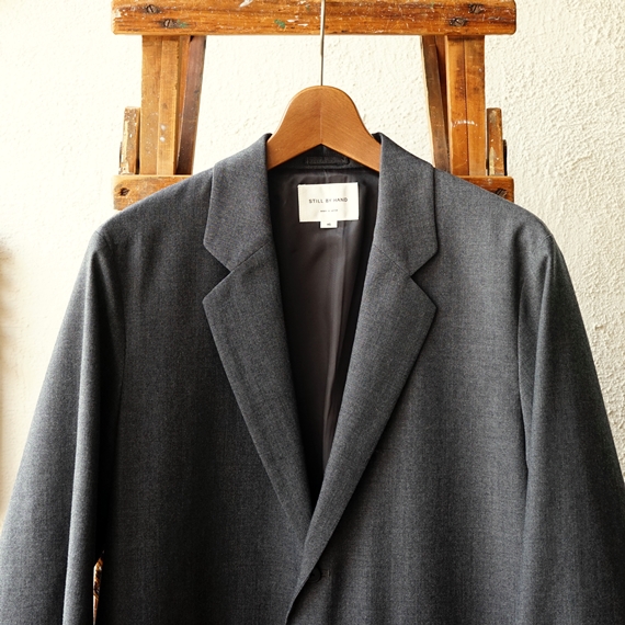 STILL BY HAND 4者混・ヌケ感のあるセットアップジャケット（JK0193