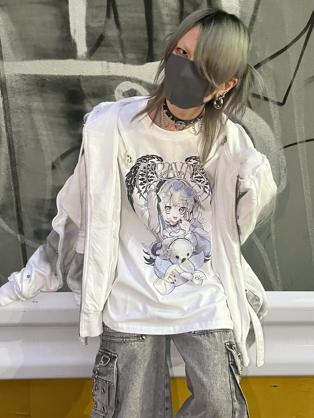 REFLEM【レフレム】2WAYボンテージワイドデニムカーゴパンツ/全2色