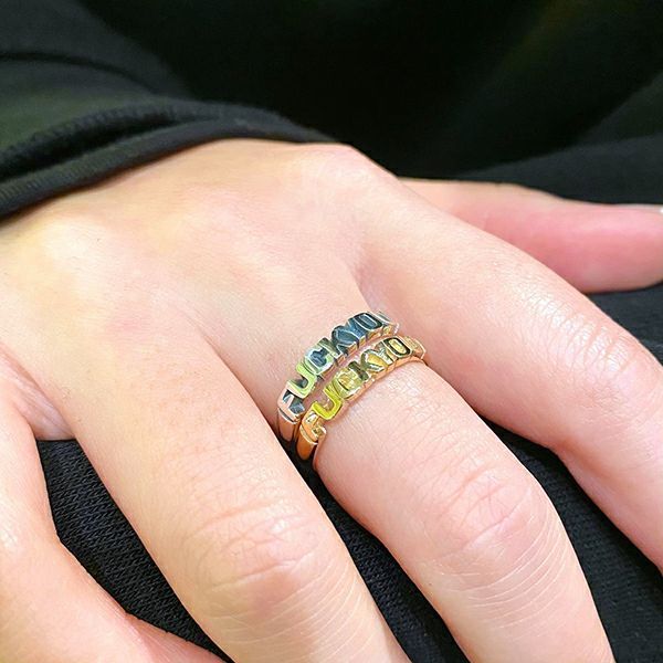 GARNI - 【お取り寄せ注文可能】K10 Fuckyou Ring(GOLD) | ACRMTSM