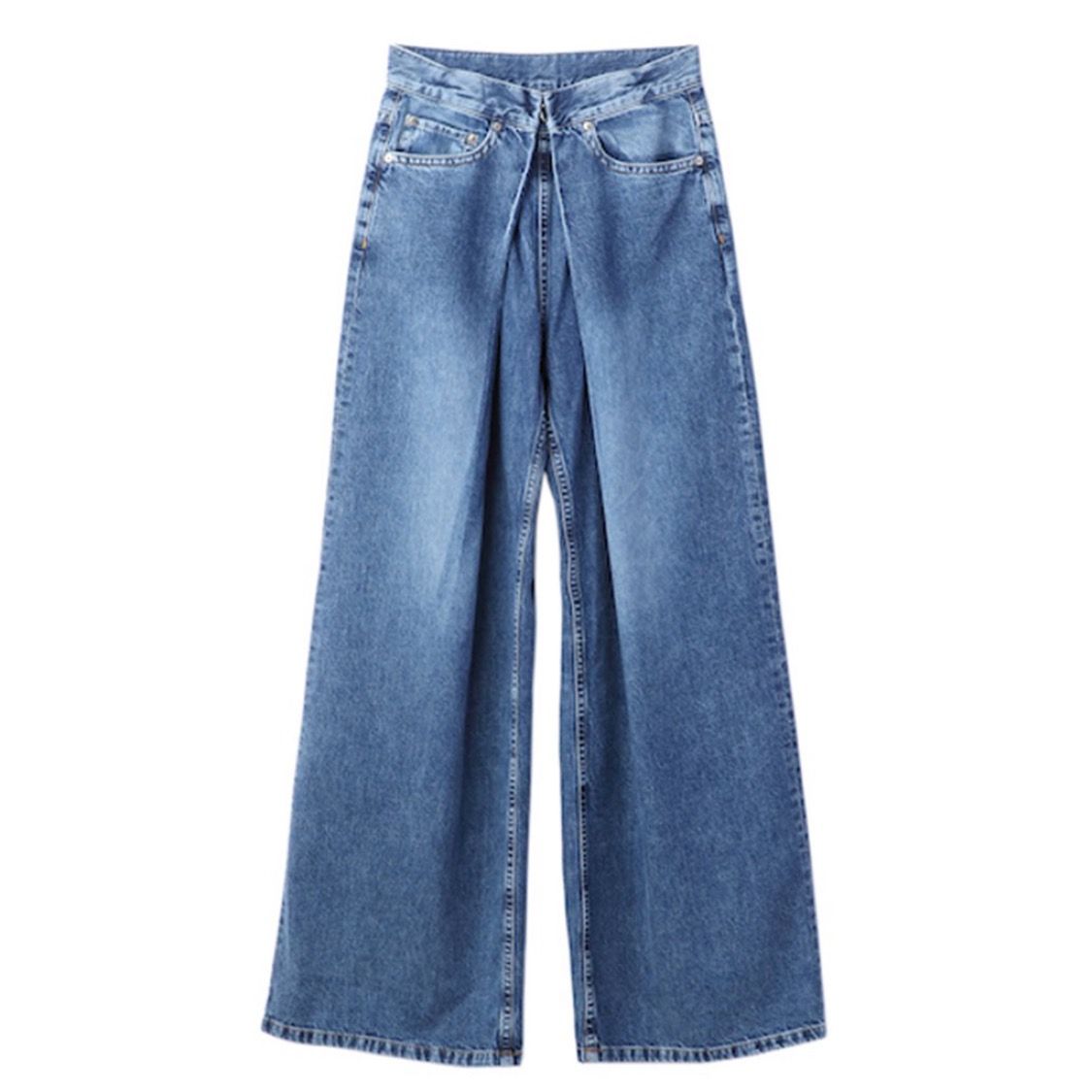 JOHNLAWRENCESULLIVAN - 【残りわずか】Washed Denim Wide Pants(WOMEN