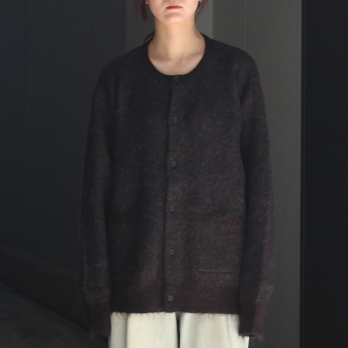 ssstein - 【残りわずか】Kid Mohair Mix Jacquard Knit Cardigan
