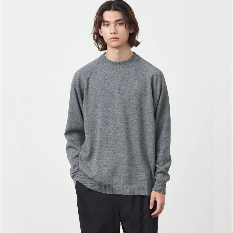 ATON - 【残り一点】Wool Washi Crew Neck Sweater | ACRMTSM ONLINE STORE
