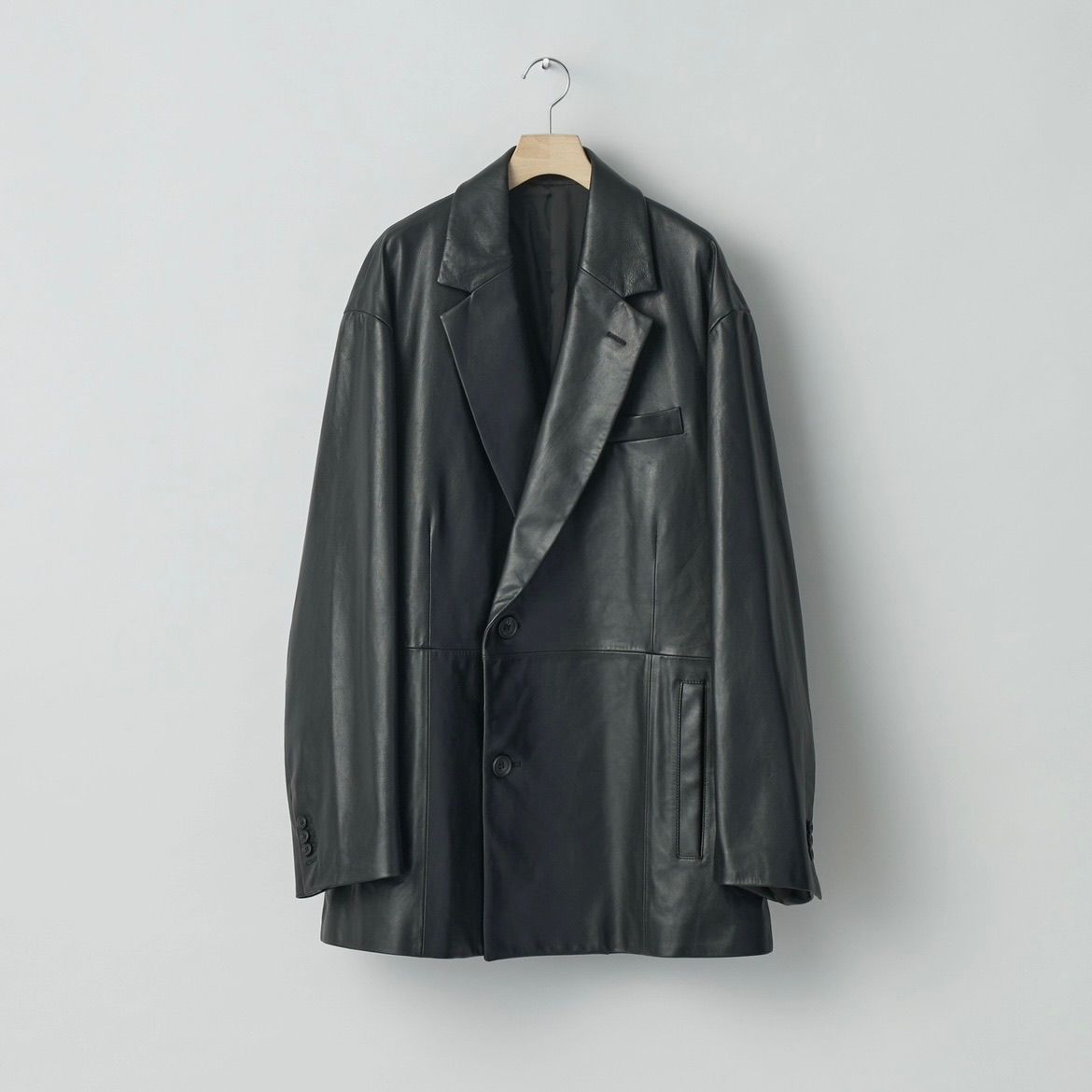 ssstein - 【残り一点】Leather Double Brested Jacket | ACRMTSM