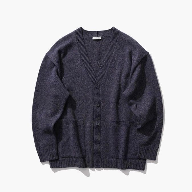 ATON - 【残り一点】Wool Mouline Oversized Cardigan | ACRMTSM
