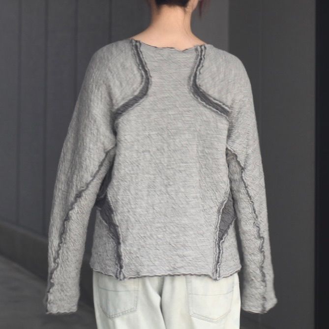 NVRFRGT - 【再販売通知受付可能】Paneled Long Sleeve T Shirt