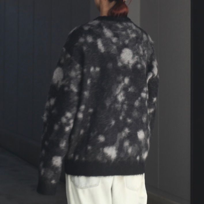 YOKE - 【残り一点】Kid Mohair Jacquard Sweater | ACRMTSM ONLINE STORE