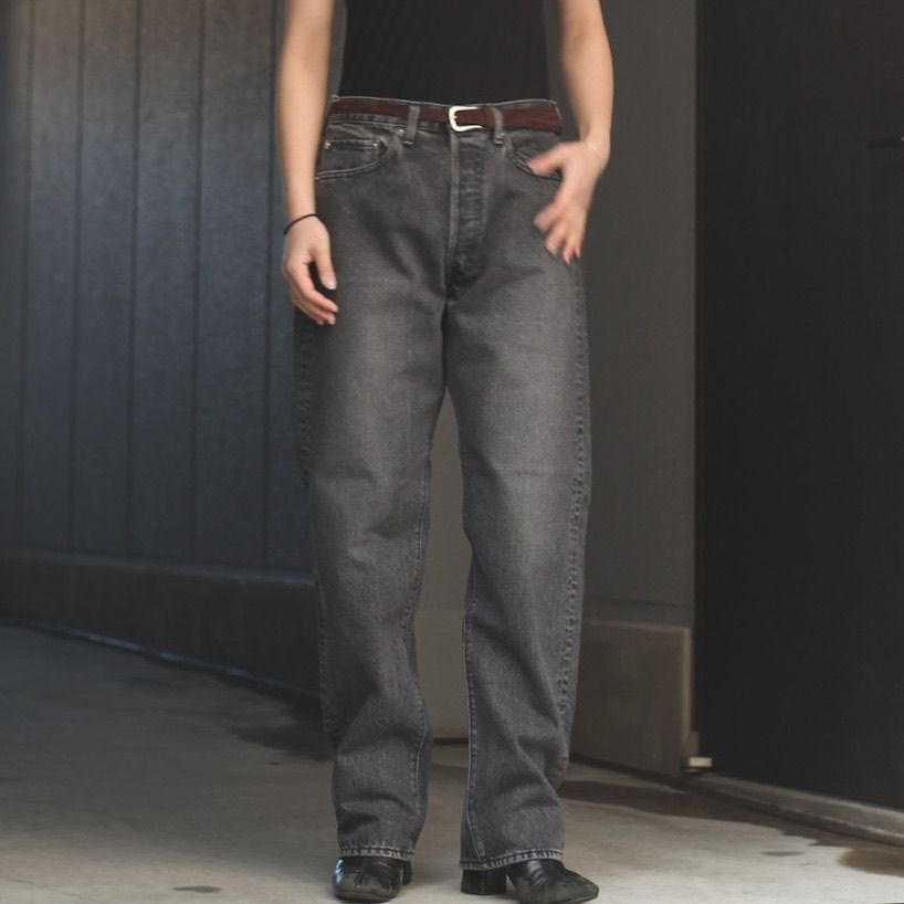 orSlow - 【残り一点】105 90's Black Denim(STONE WASH) | ACRMTSM