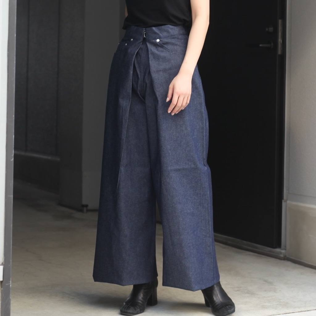 JOHNLAWRENCESULLIVAN - 【残りわずか】Rigid Denim Wide Pants(WOMEN