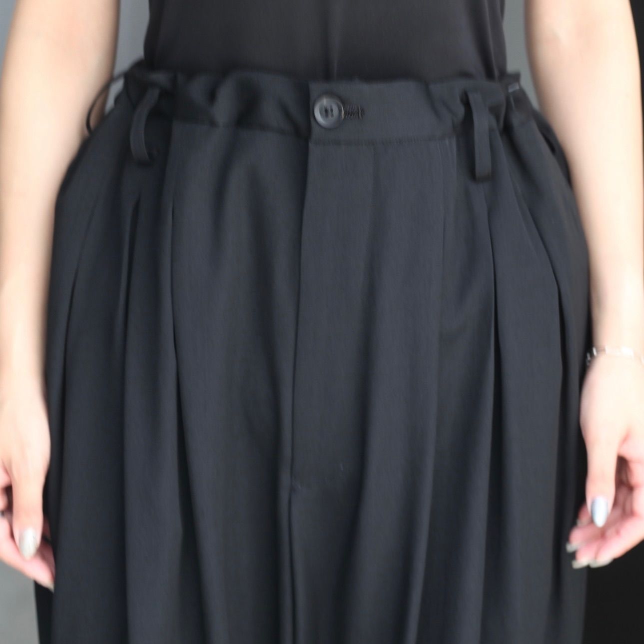 Yohji Yamamoto - 【残りわずか】12本タックパンツ(シワギャバ