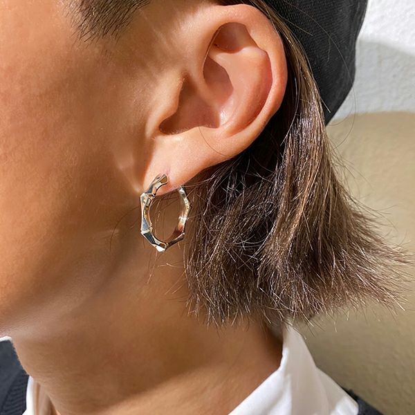 GARNI - 【お取り寄せ注文可能】Crockery Bamboo Pierce_L(SILVER