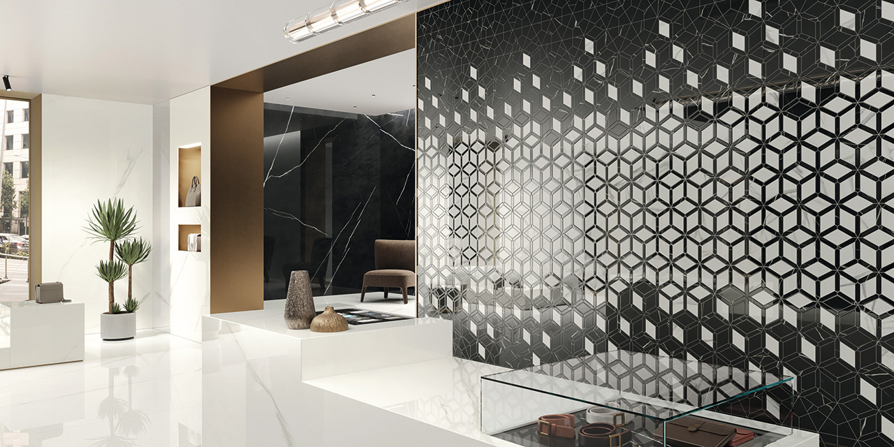 マーべルメラビニア ダイヤモンドブラック（磨き）｜タイルの通販