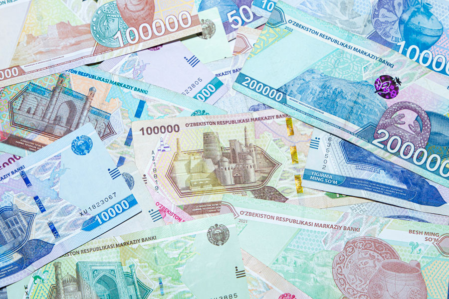ウズベキスタン通貨、スム - ソム、UZS