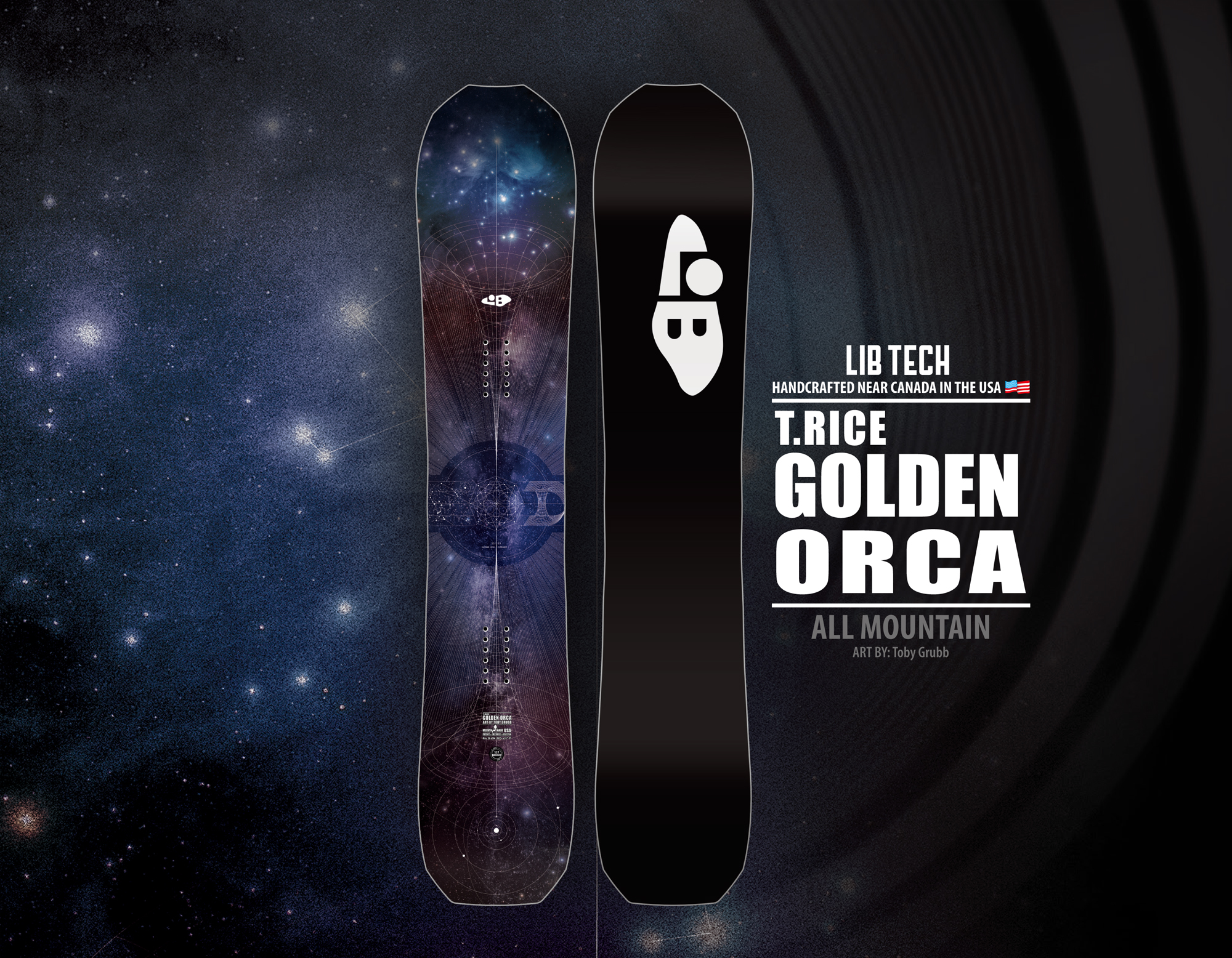 T.RICE GOLDEN ORCA | LIBTECH SNOWBOARDS 24/25