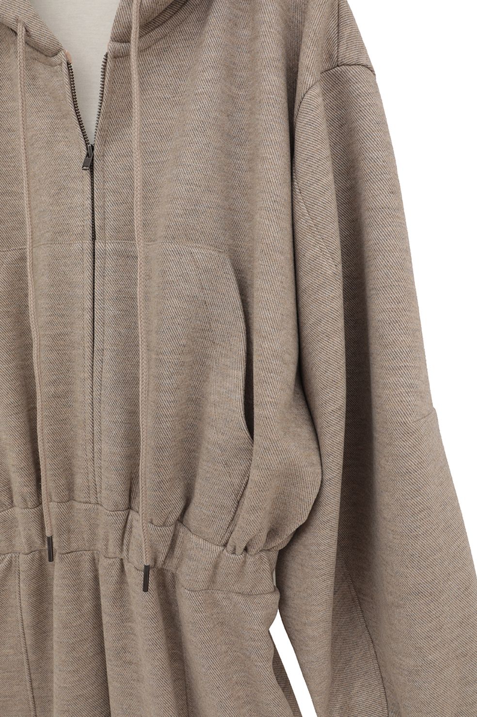 CLANE - フード付きスウェットオールインワン - HOODED SWEAT ALL IN