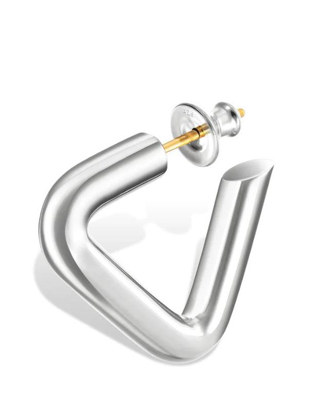 CAREERING - 【両耳用】TRIANGLE 501 WHITE トライアングル ピアス