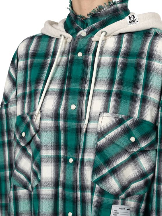 Maison MIHARA YASUHIRO - 【レディース】フードコンバインドチェック