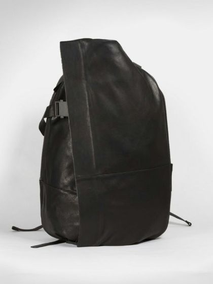 cote&ciel - ISAR M ALIAS COWHIDE LEATHER - Agate Black - レザー