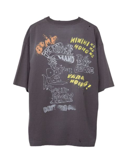 Maison MIHARA YASUHIRO - ディストレストTシャツ - Distressed T