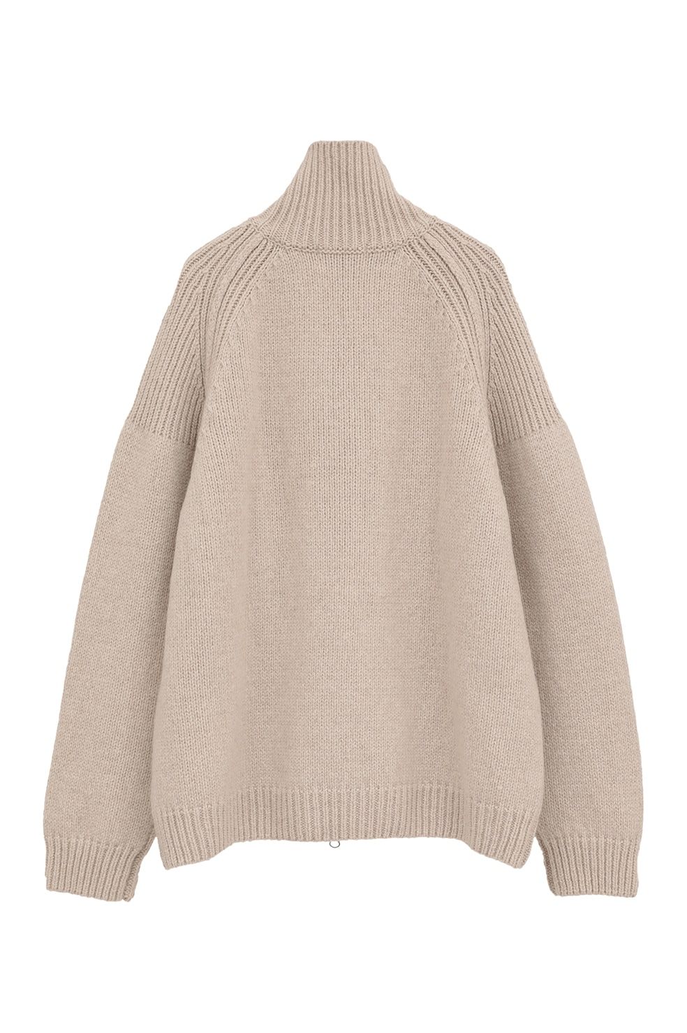 CLANE - ポケット ジップ ニット｜ POCKET ZIP KNIT TOPS (BEIGE