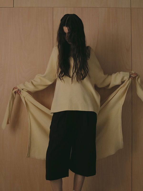 ETRE TOKYO - レイヤードニットラップスカート (YELLOW) | ADDICT WEB SHOP