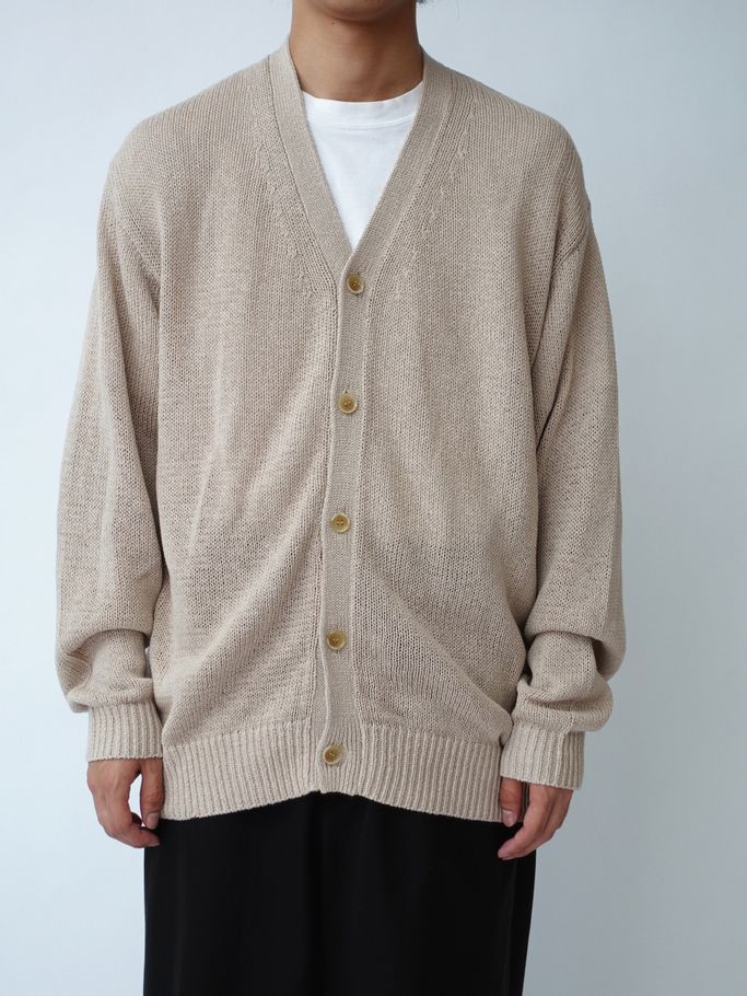 UNIVERSAL PRODUCTS - ドライコットンニットカーディガン - DRY COTTON