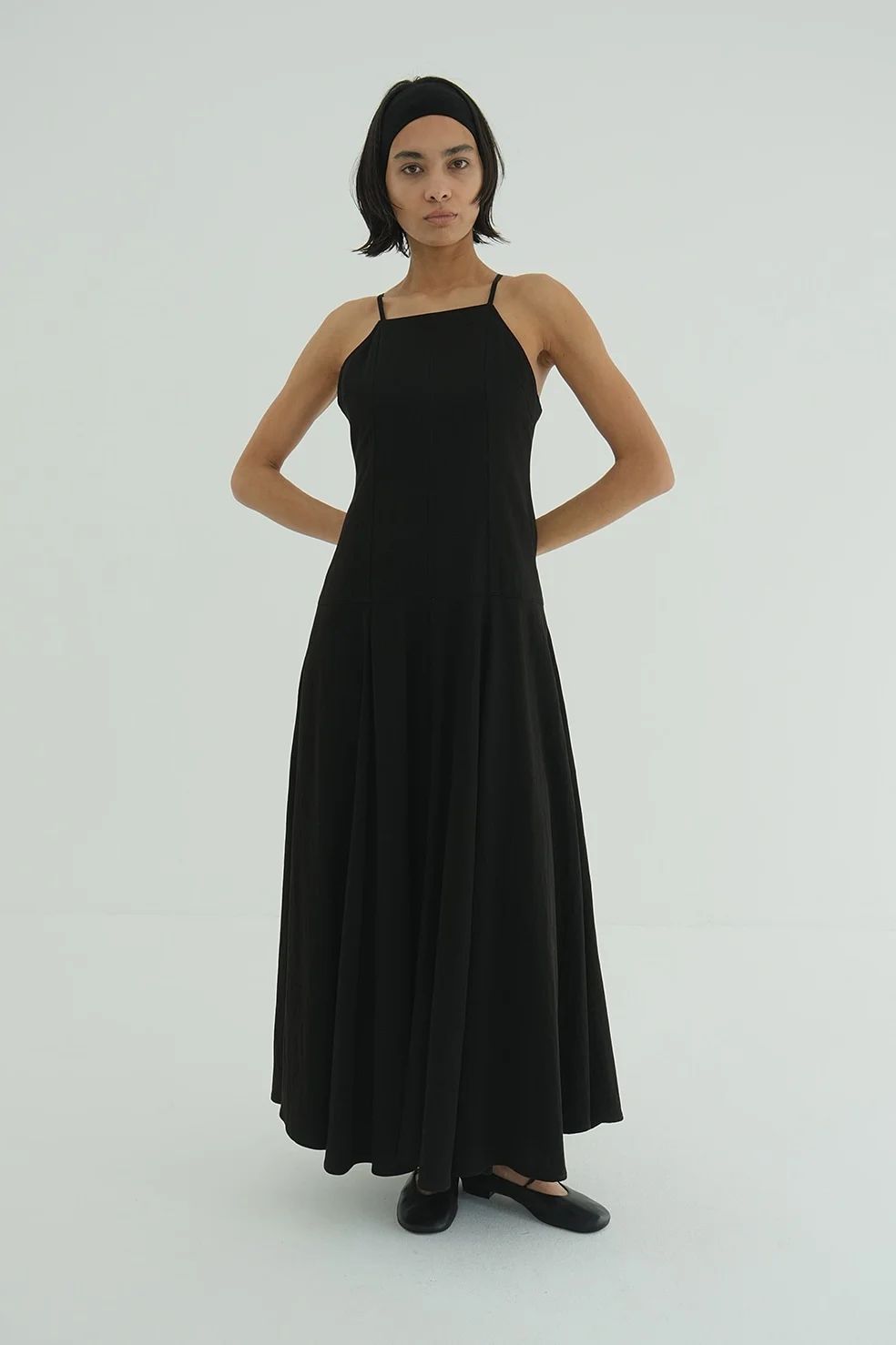 CLANE - フレアキャミワンピース - FLARE CAMI ONEPIECE BLACK