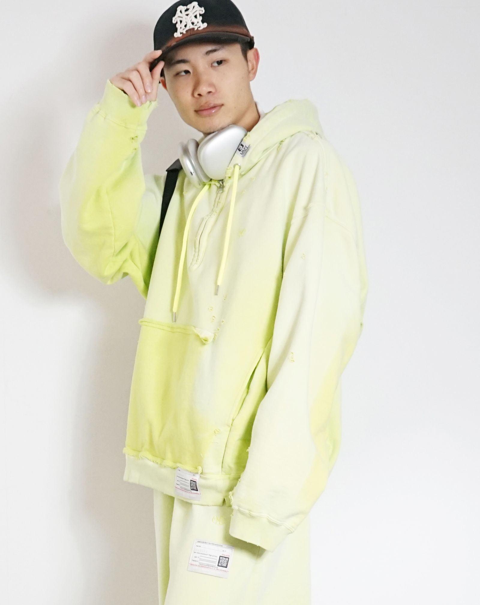 Maison MIHARA YASUHIRO - サンフェードパーカー - sun faded halfzip