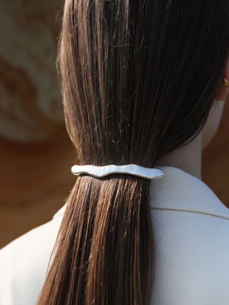 TEN. - ヘイズバレッタ SILVER シルバー ヘアアクセサリー シンプル