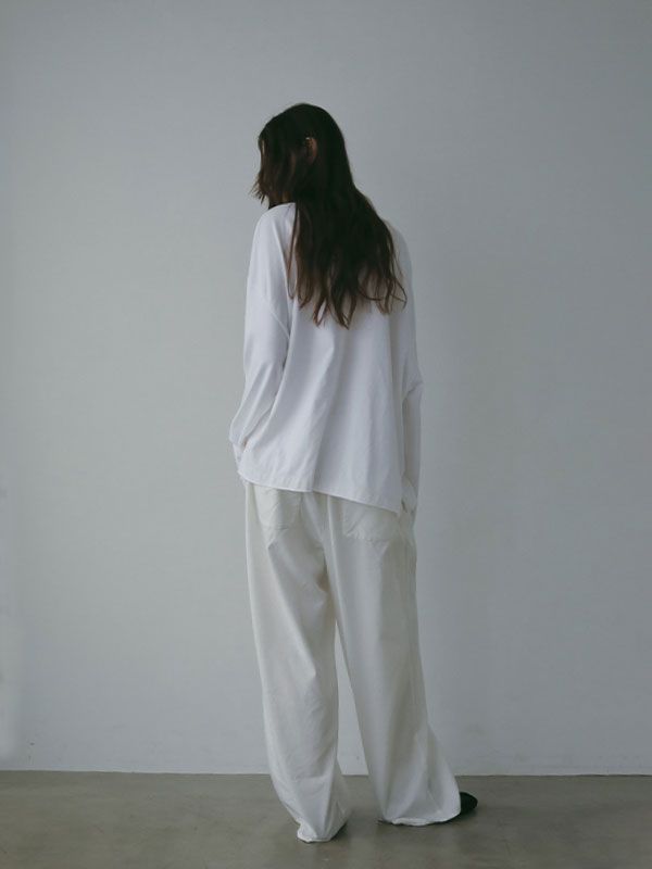 ETRE TOKYO - カットオフカフスロンTee (WHITE) | ADDICT WEB SHOP