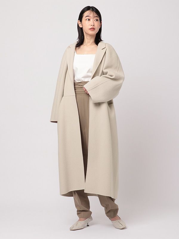 ETRE TOKYO - ツーピースボレロリバーコート - GREIGE | ADDICT WEB SHOP