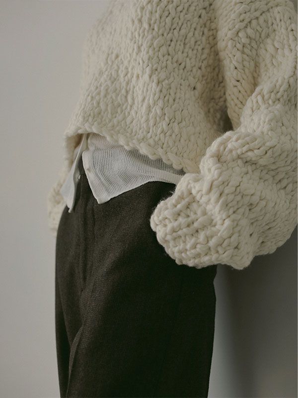 ETRE TOKYO - 2wayハンドニットカーディガン | OFF WHITE | ADDICT WEB