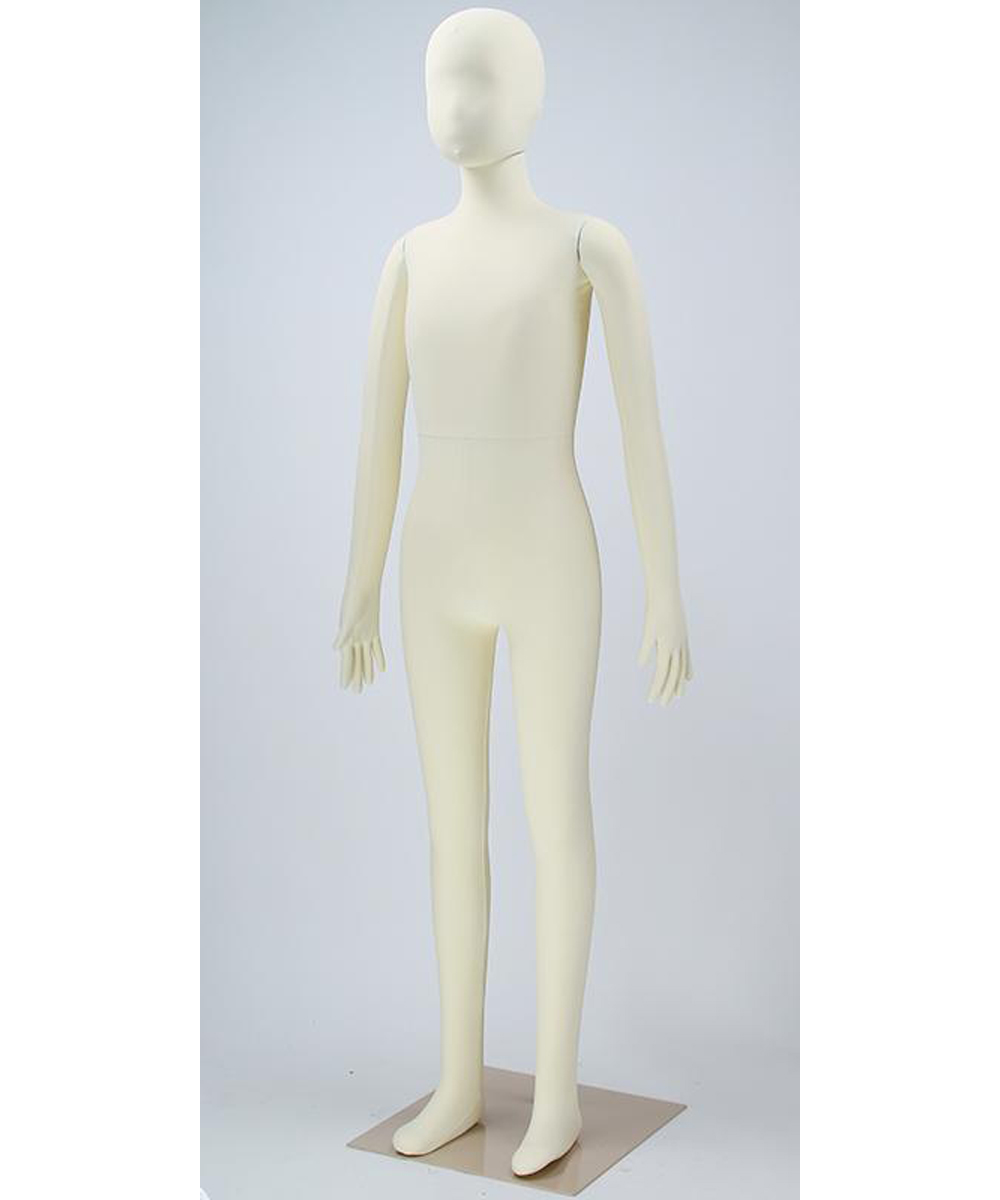 子供フレキシブルマネキン（ウレタン可動式）11歳 SM055-E140 ベージュ