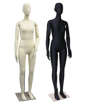 婦人フレキシブルマネキン（ウレタン可動式）SM0532 ブラック