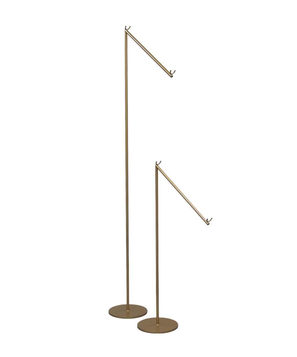 アンブレラスタンド ゴールド｜ディスプレイツール レンタルなら