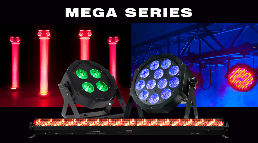 Eliminator Lighting Mega Flat Hex L PAK4 (MEG400)