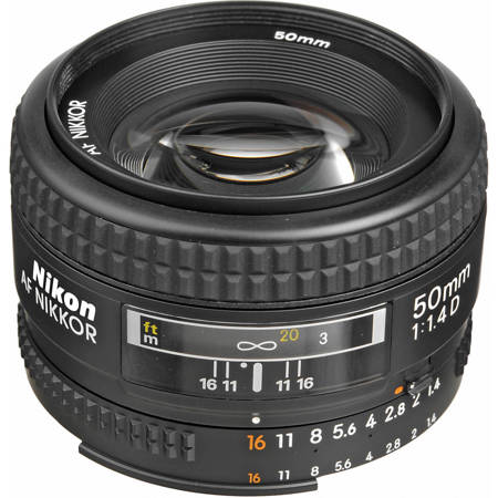 Nikon 50mm f/1.4D AF NIKKOR Lens - Nikon USA Warranty