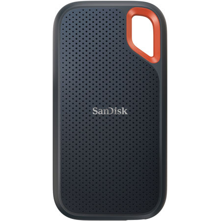 SanDisk Extreme Portable 4TB USB 3.2 Type-C External SSD V2, Black