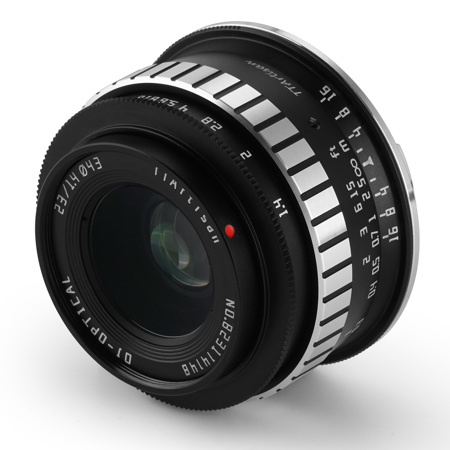 TTArtisan 23mm f/1.4 Lens for Canon EOS RF, Black/Silver C2314-BS-RF
